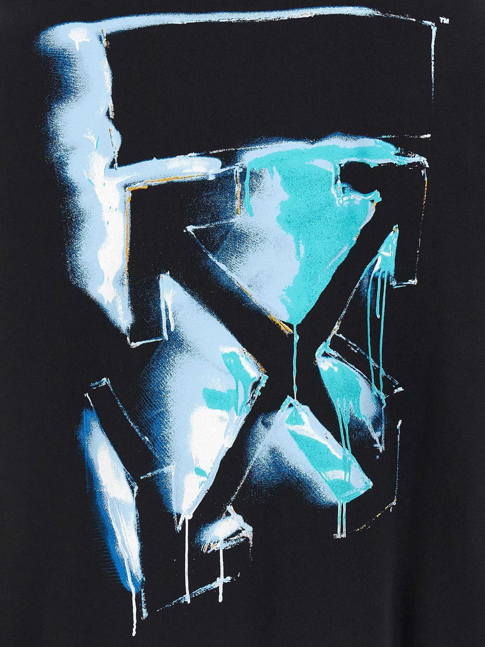 Off-White Spray Arrow Skate Hoodie Black