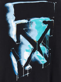Off-White Spray Arrow Skate Hoodie Black
