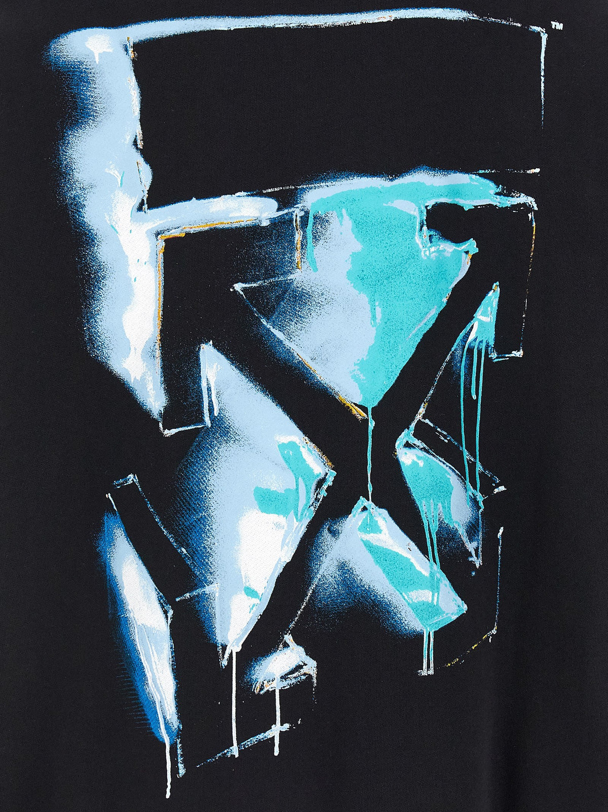 Off-White Spray Arrow Skate Hoodie Black, view 5