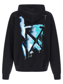 Off-White Spray Arrow Skate Hoodie Black