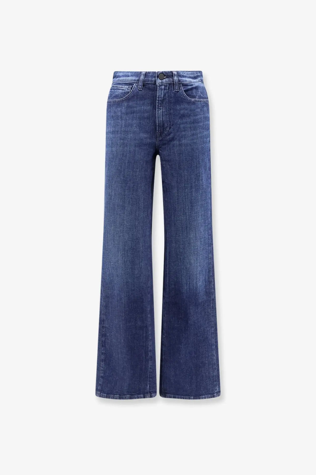 3x1 Women’s Farrah high-waisted straight-leg faded blue jeans