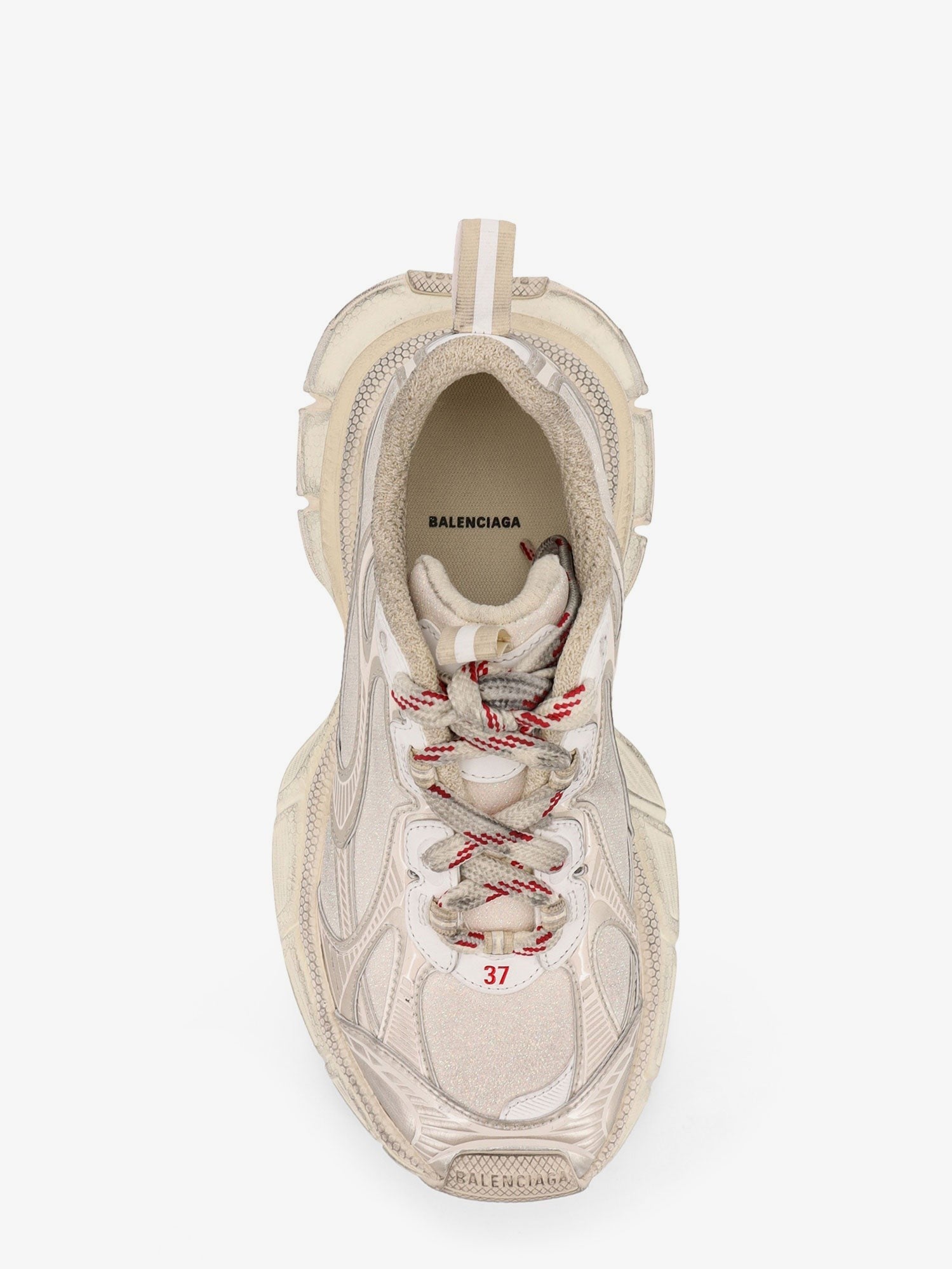 Balenciaga Women's Mesh Sneakers Beige