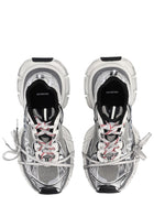 Balenciaga Men's Split Sneaker White, view 5