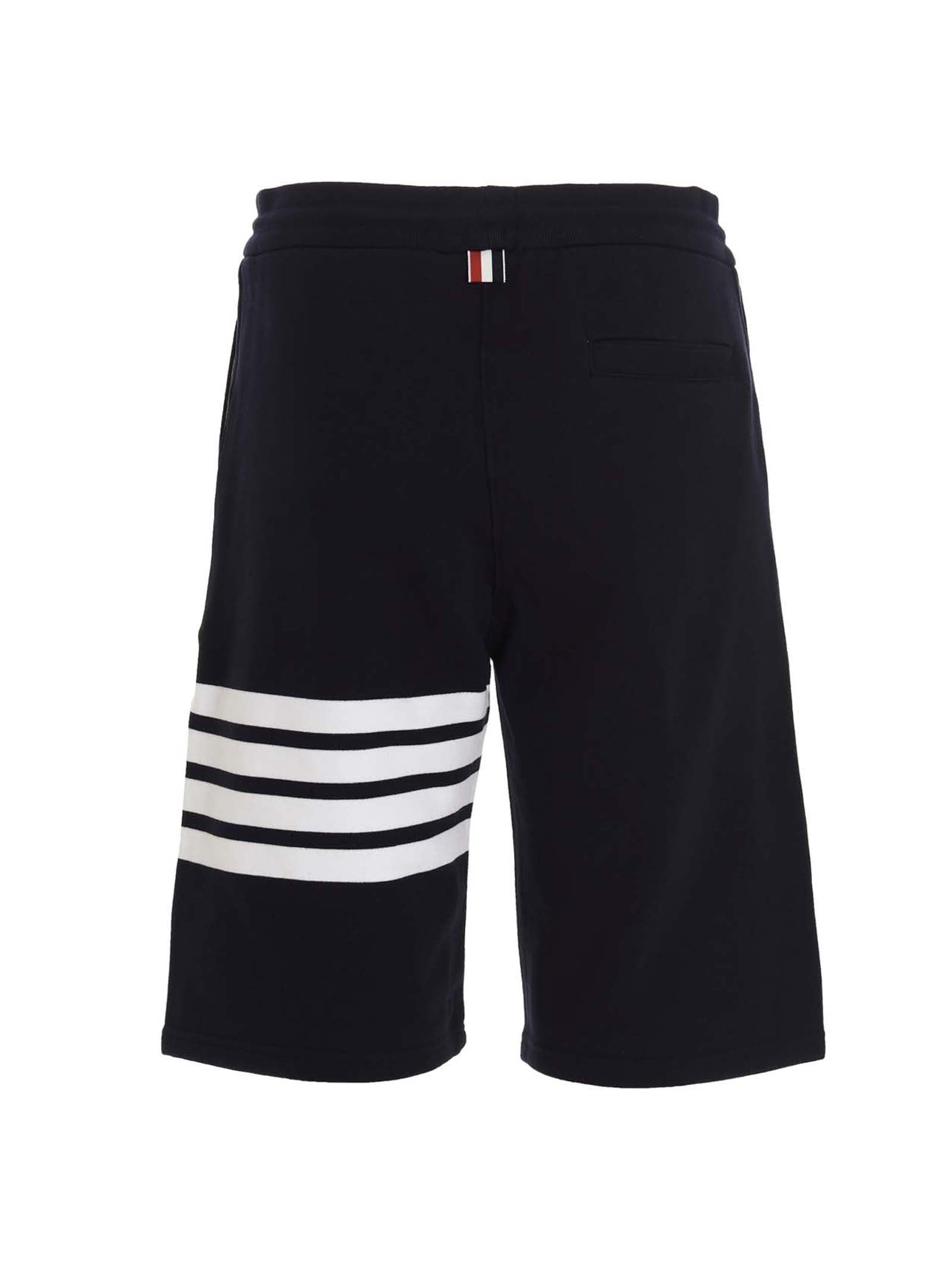 Thom Browne Bar Bermuda Shorts Blue