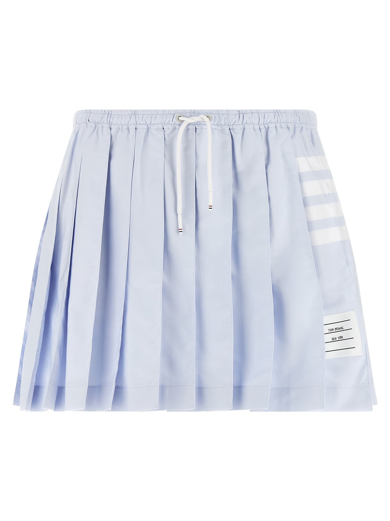 Thom Browne Oxford Pleated Skirt Blue