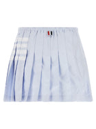 Thom Browne Oxford Pleated Skirt Blue, view 2