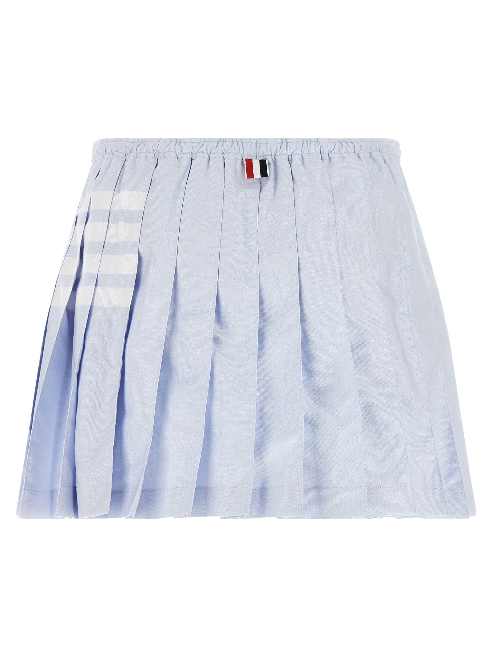 Thom Browne Oxford Pleated Skirt Blue