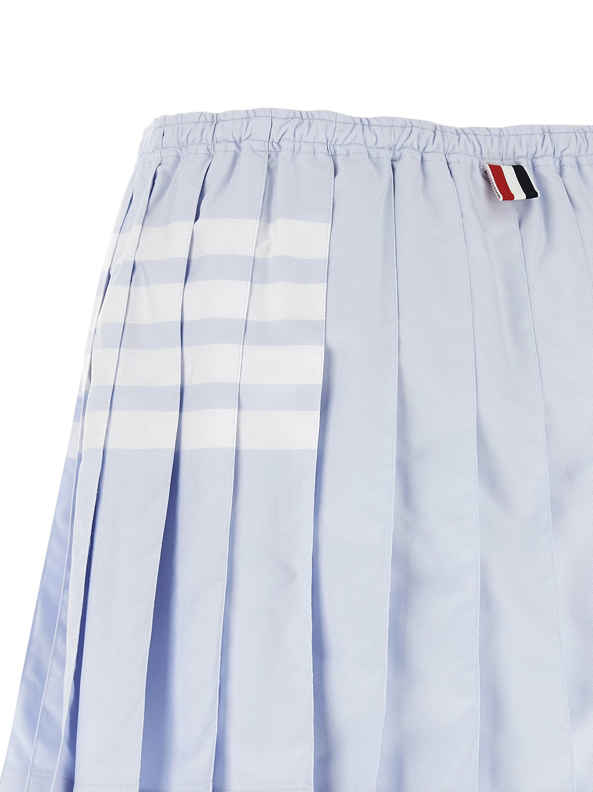 Thom Browne Oxford Pleated Skirt Blue, view 4
