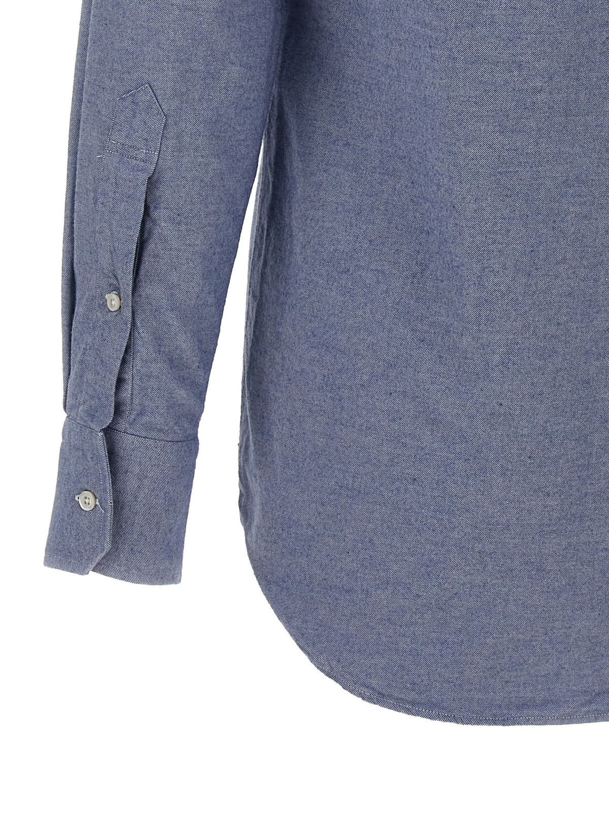 Thom Browne Bar Shirt Blue, view 4