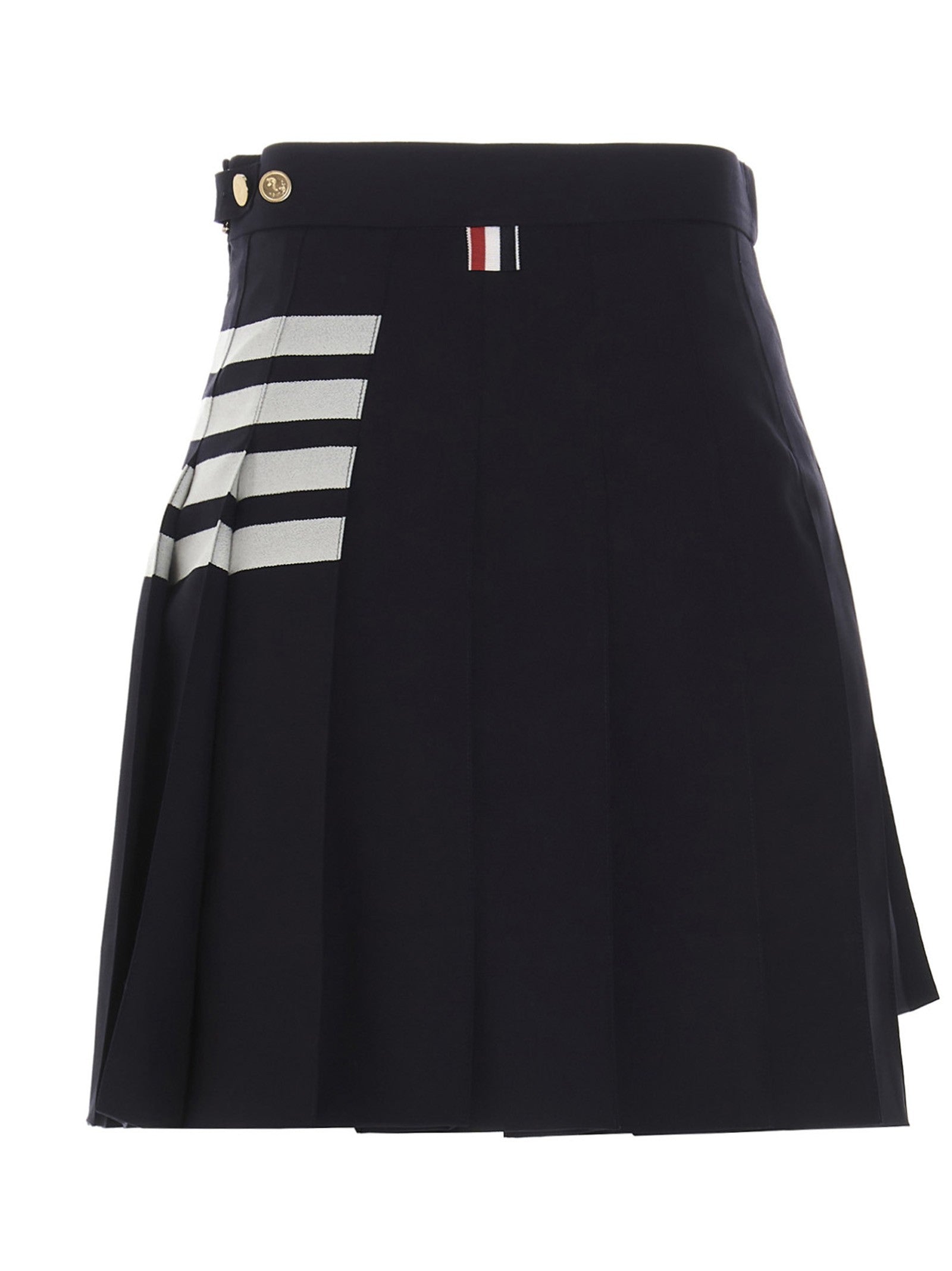 Thom Browne Bar Skirt Blue