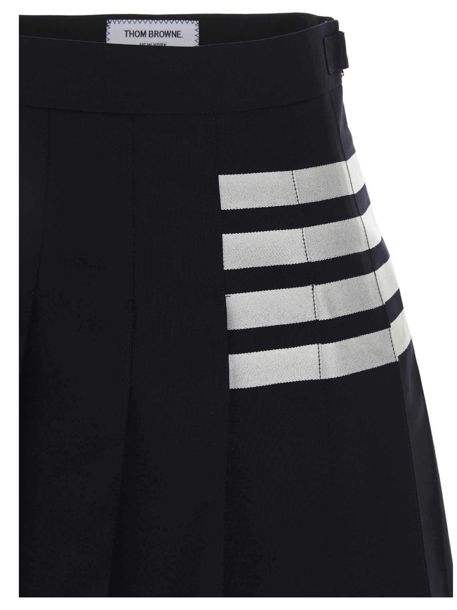Thom Browne Bar Skirt Blue