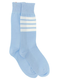 Thom Browne Bar Socks Blue
