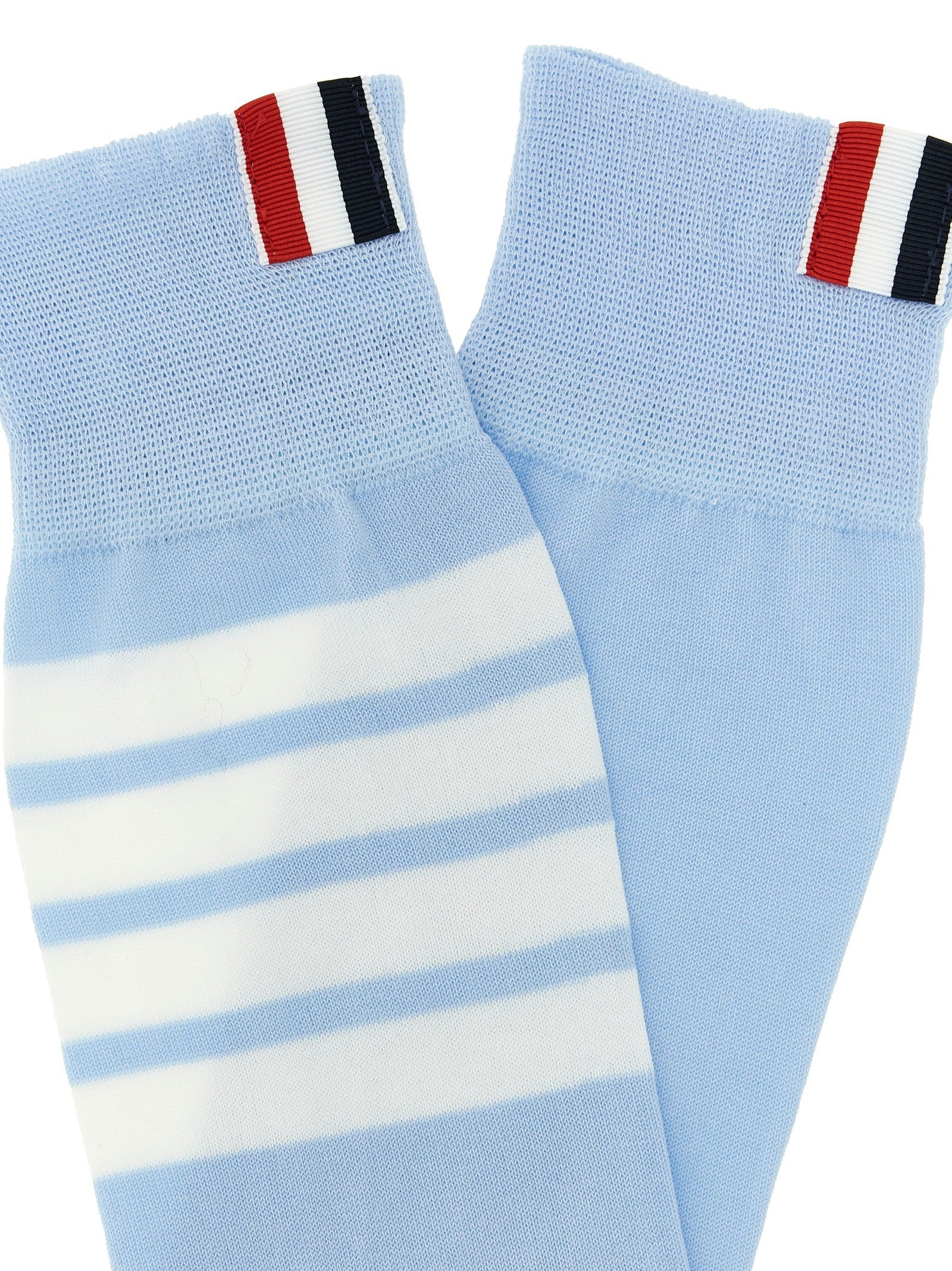 Thom Browne Bar Socks Blue