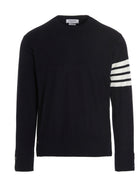 Thom Browne Bar Sweater Blue