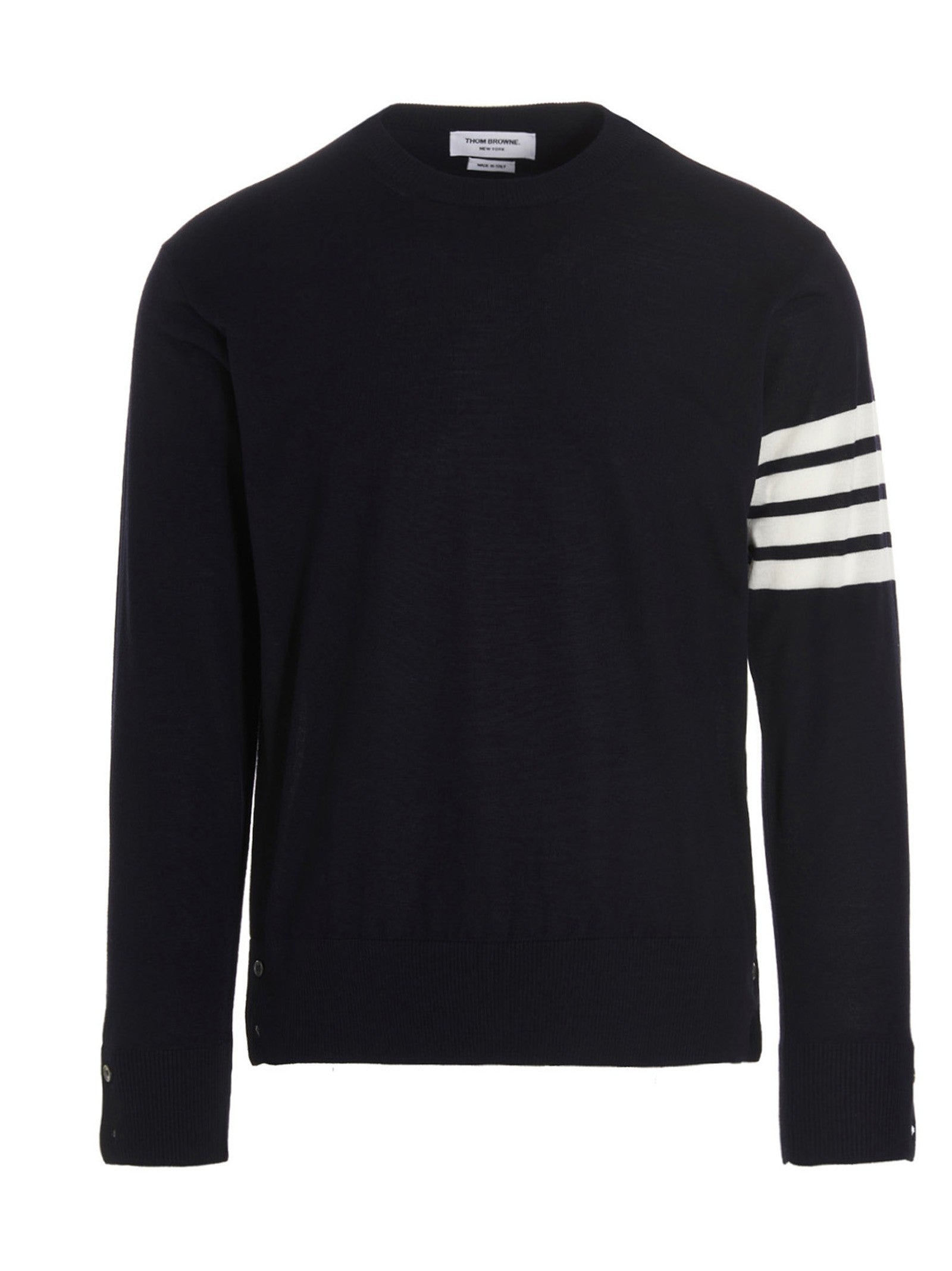 Thom Browne Bar Sweater Blue