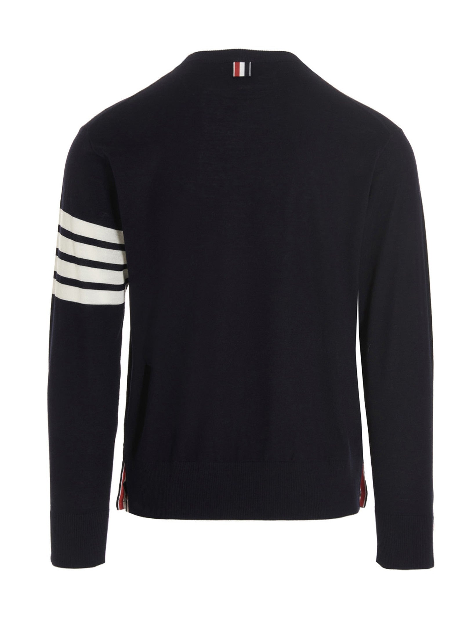 Thom Browne Bar Sweater Blue