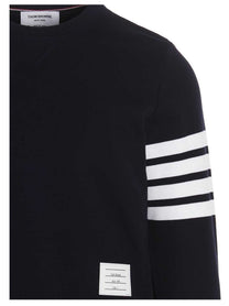 Thom Browne Bar Sweatshirt Blue