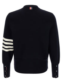 Thom Browne Wool Cardigan Blue