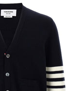 Thom Browne Wool Cardigan Blue, view 3