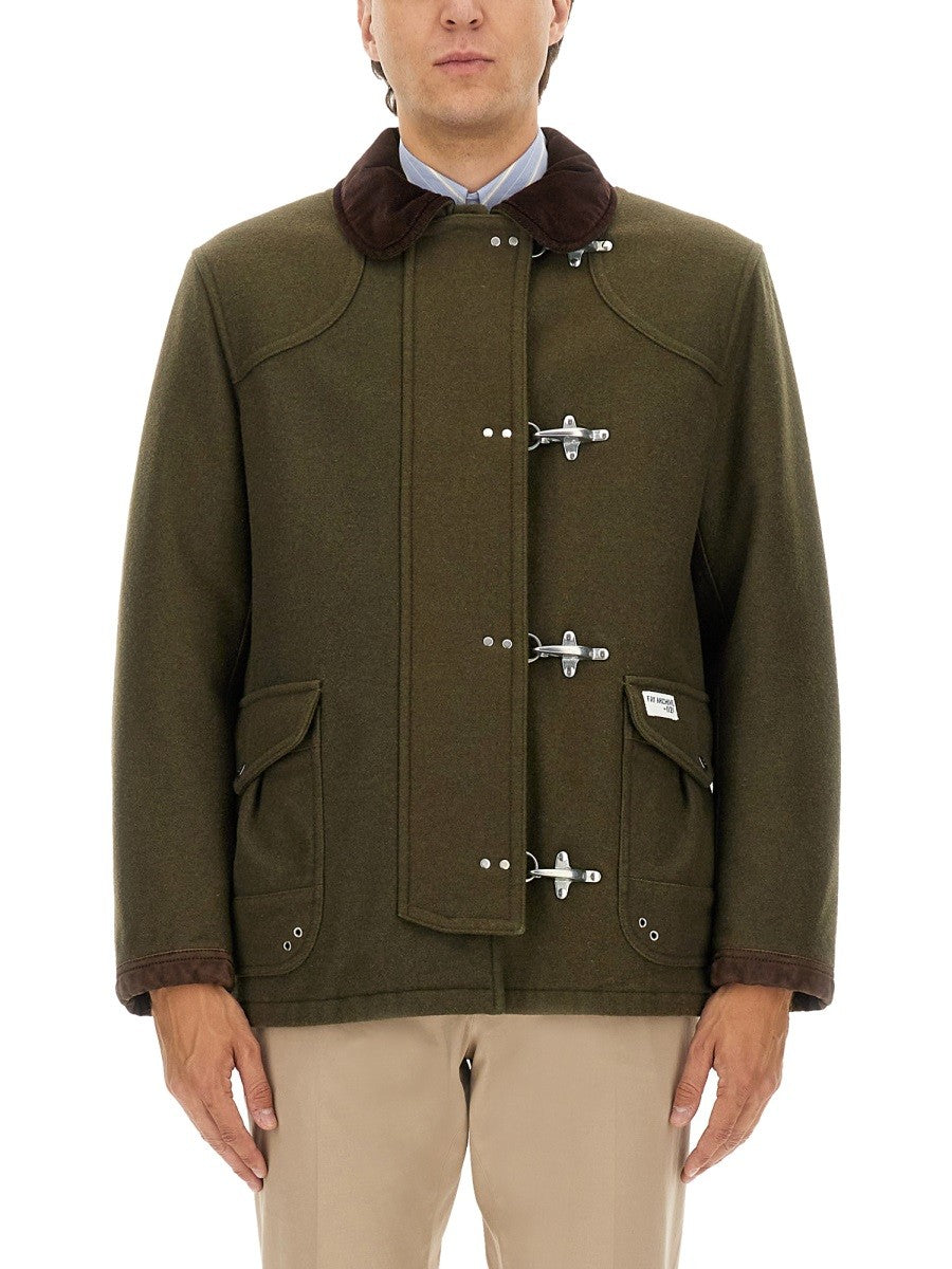 Fay Men's Hooks Jacket Green Fay