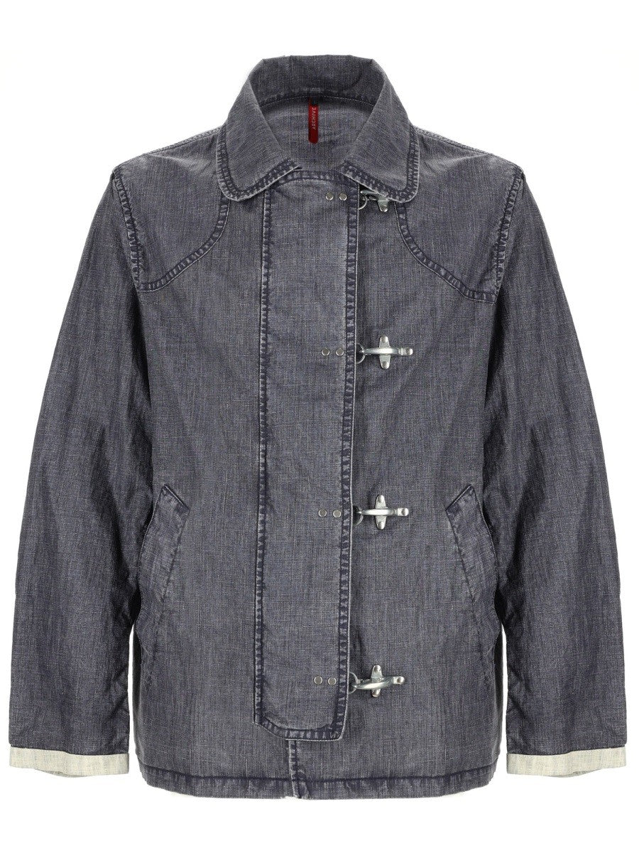 Fay Men's Hooks Jacket Blue Fay