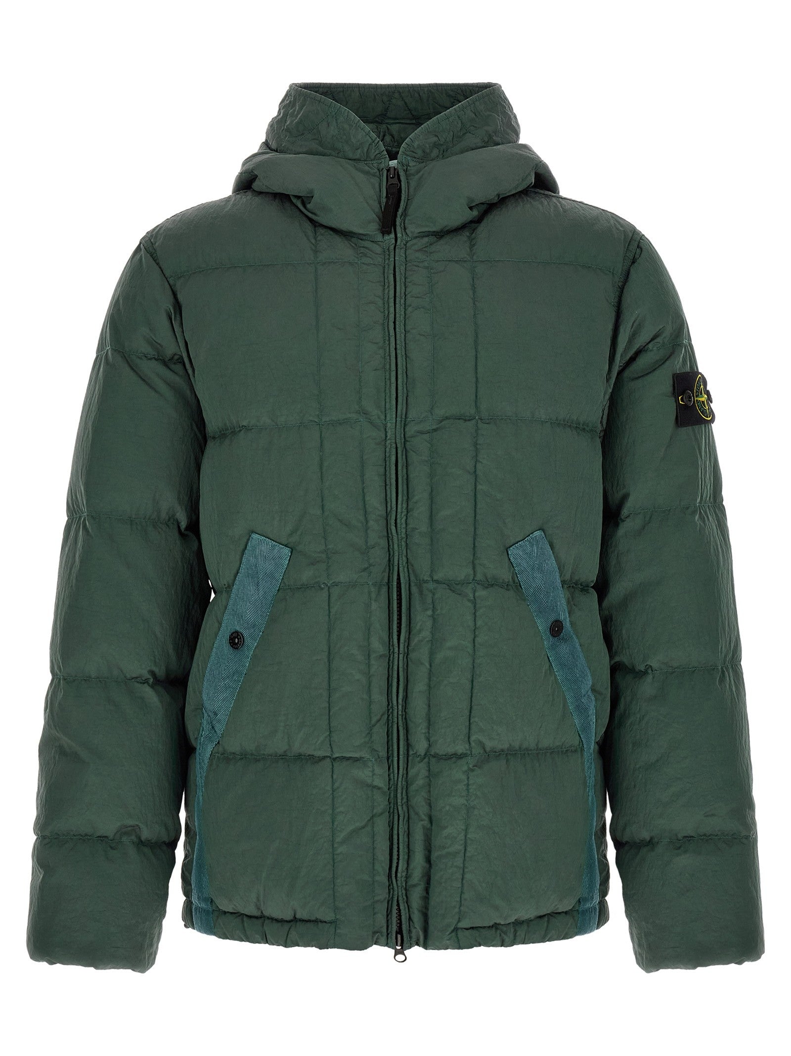 Stone Island Down Jacket Green