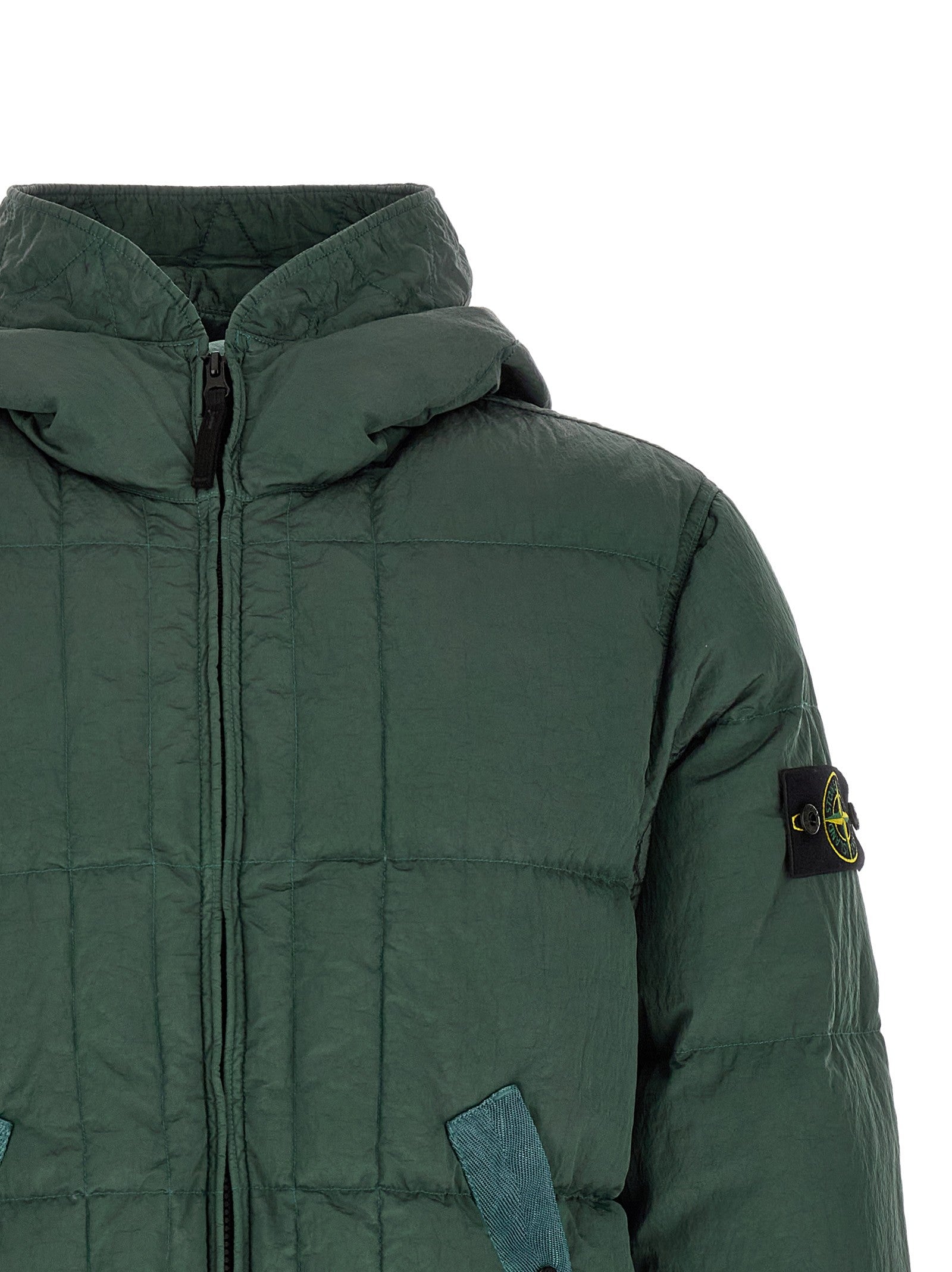 Stone Island Down Jacket Green