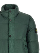 Stone Island Down Jacket Green, view 3