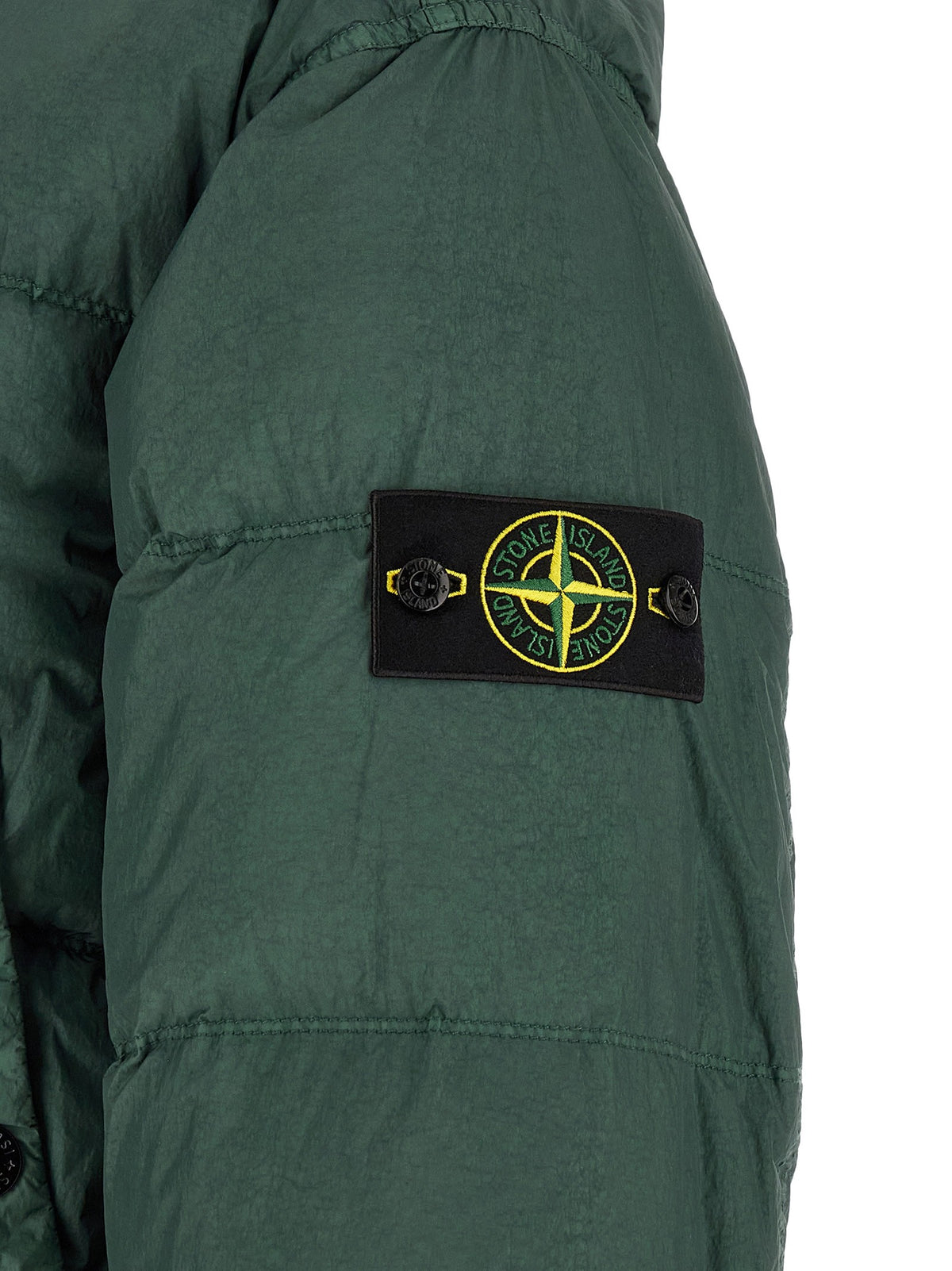 Stone Island Down Jacket Green, view 5