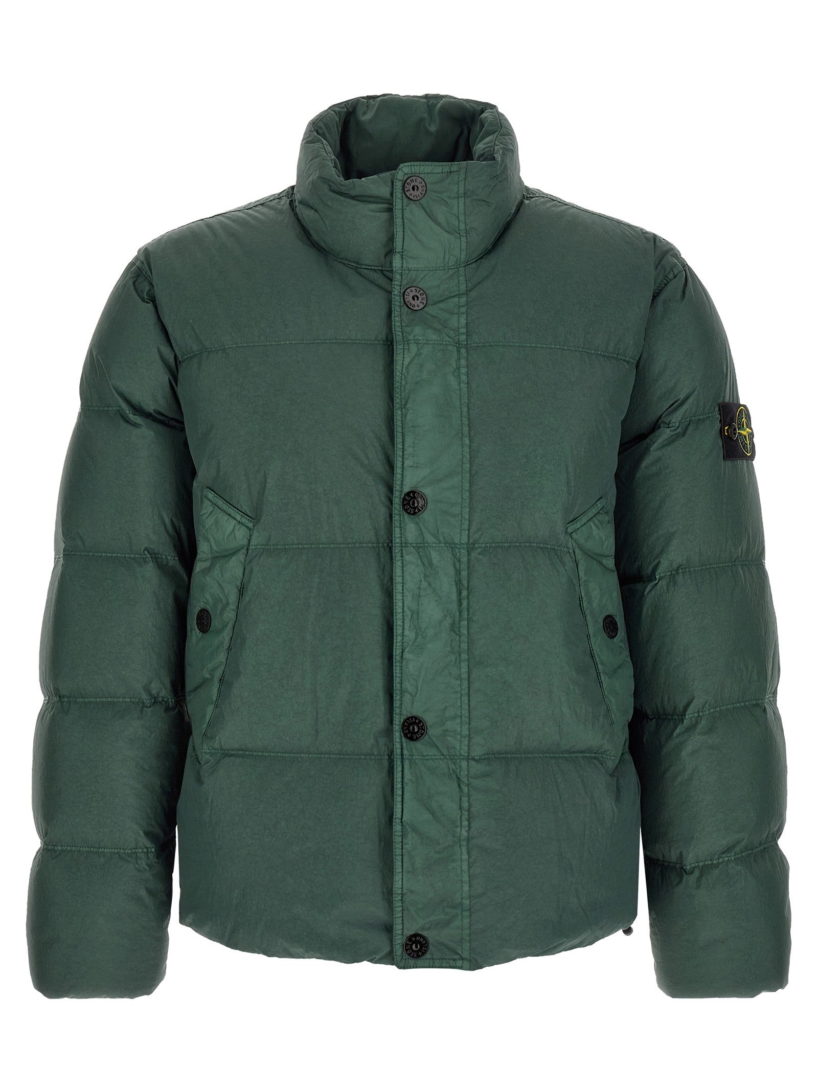 Stone Island Down Jacket Green