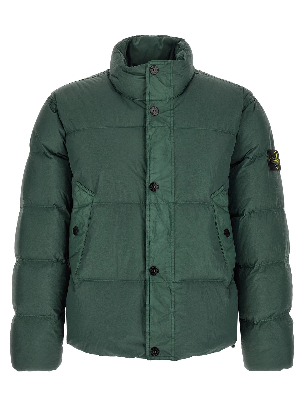 Stone Island Down Jacket Green