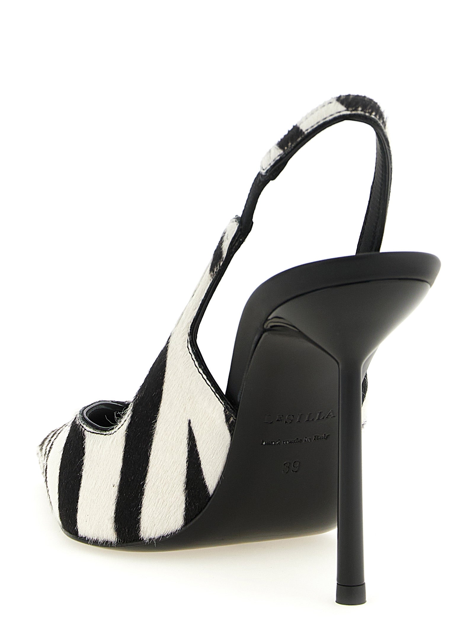 LE SILLA - LE SILLA Women’s Vivienne Slingback White/Black - Women’s Shoes