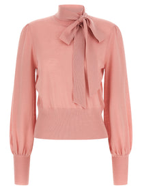 ZIMMERMANN - ZIMMERMANN - ’Pussybow’ sweater - Women’s Knitwear