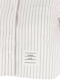 Thom Browne Cropped Shirt White