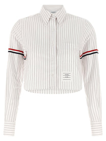 Thom Browne Cropped Shirt White