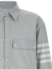 Thom Browne Flannel Shirt Grey