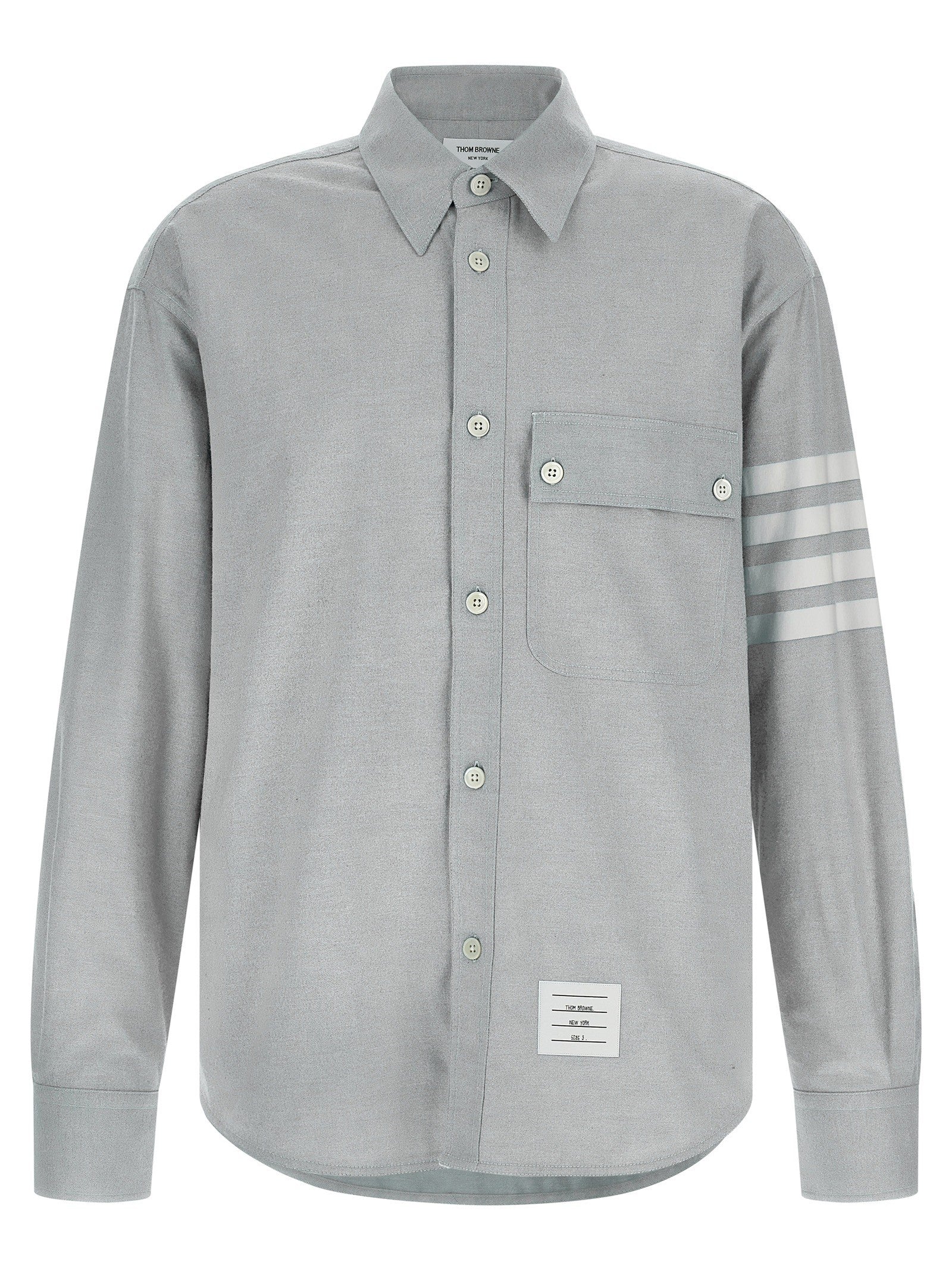 Thom Browne Flannel Shirt Grey