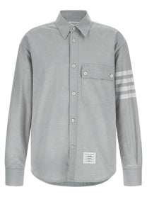 Thom Browne Flannel Shirt Grey