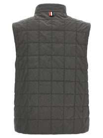 Thom Browne Ripstop Shiny Vest Grey