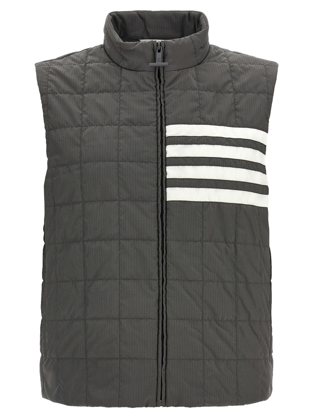Thom Browne Ripstop Shiny Vest Grey