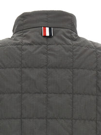 Thom Browne Ripstop Shiny Vest Grey