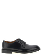 Doucal's Men's Derby Leather Lace up Shoe Black