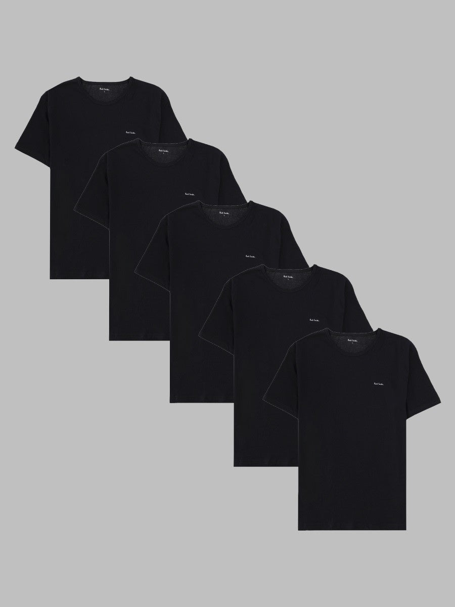 Paul Smith Men's Shirt in Cotone Black
