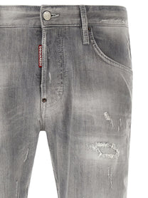 Dsquared2 Tasche Jeans Grey
