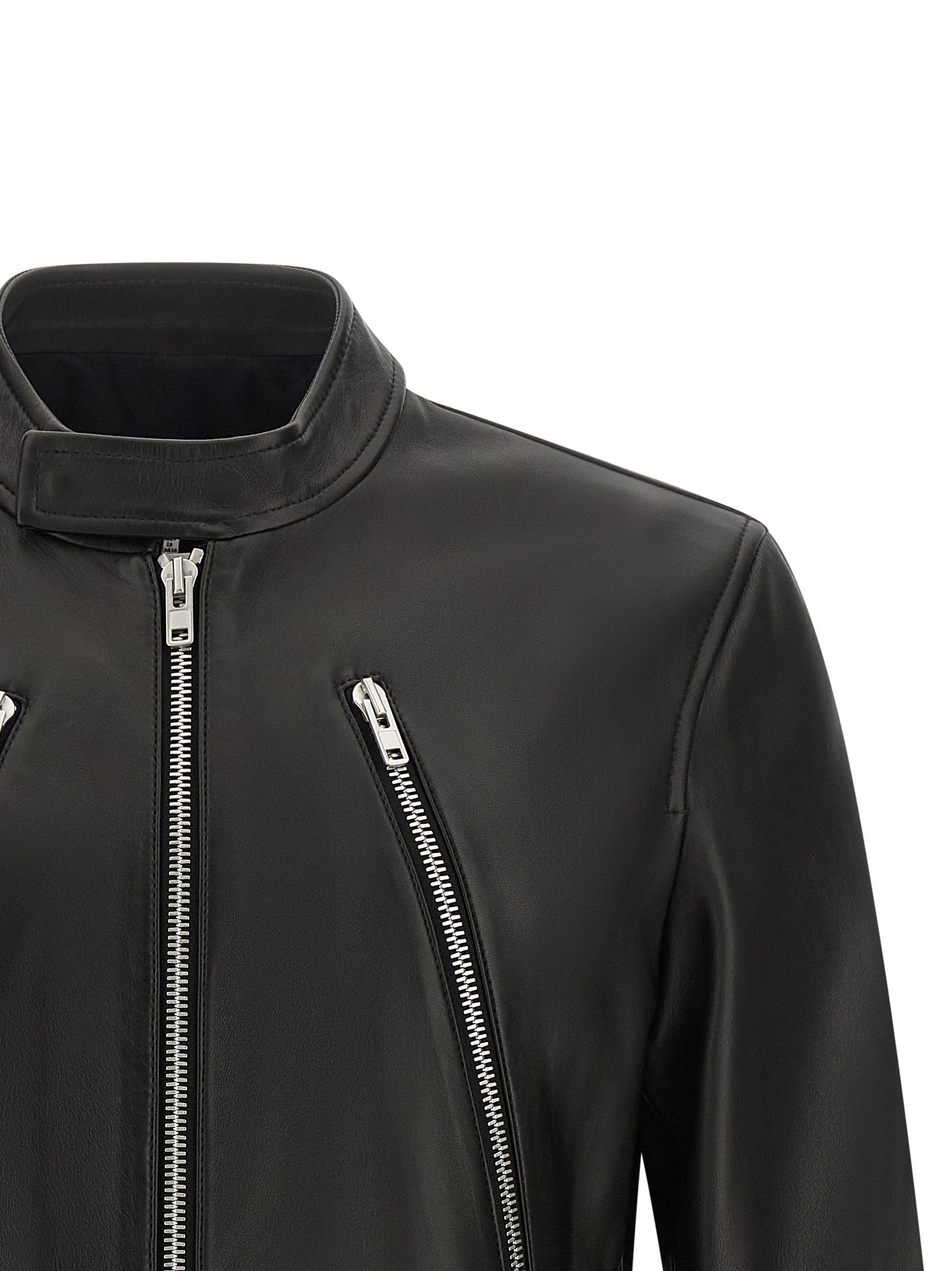 Maison Margiela Leather Jacket Black