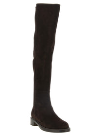 Stuart Weitzman Gisele Suede Boots Brown
