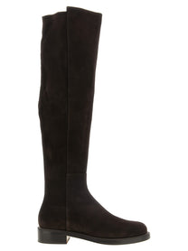 Stuart Weitzman Gisele Suede Boots Brown