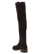 Stuart Weitzman Gisele Suede Boots Brown