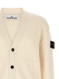 Stone Island Cardigan White