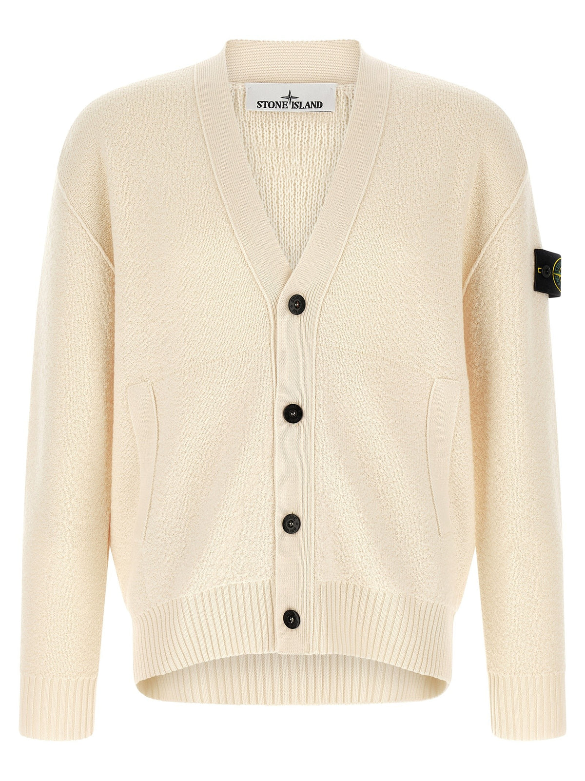 Stone Island Cardigan White